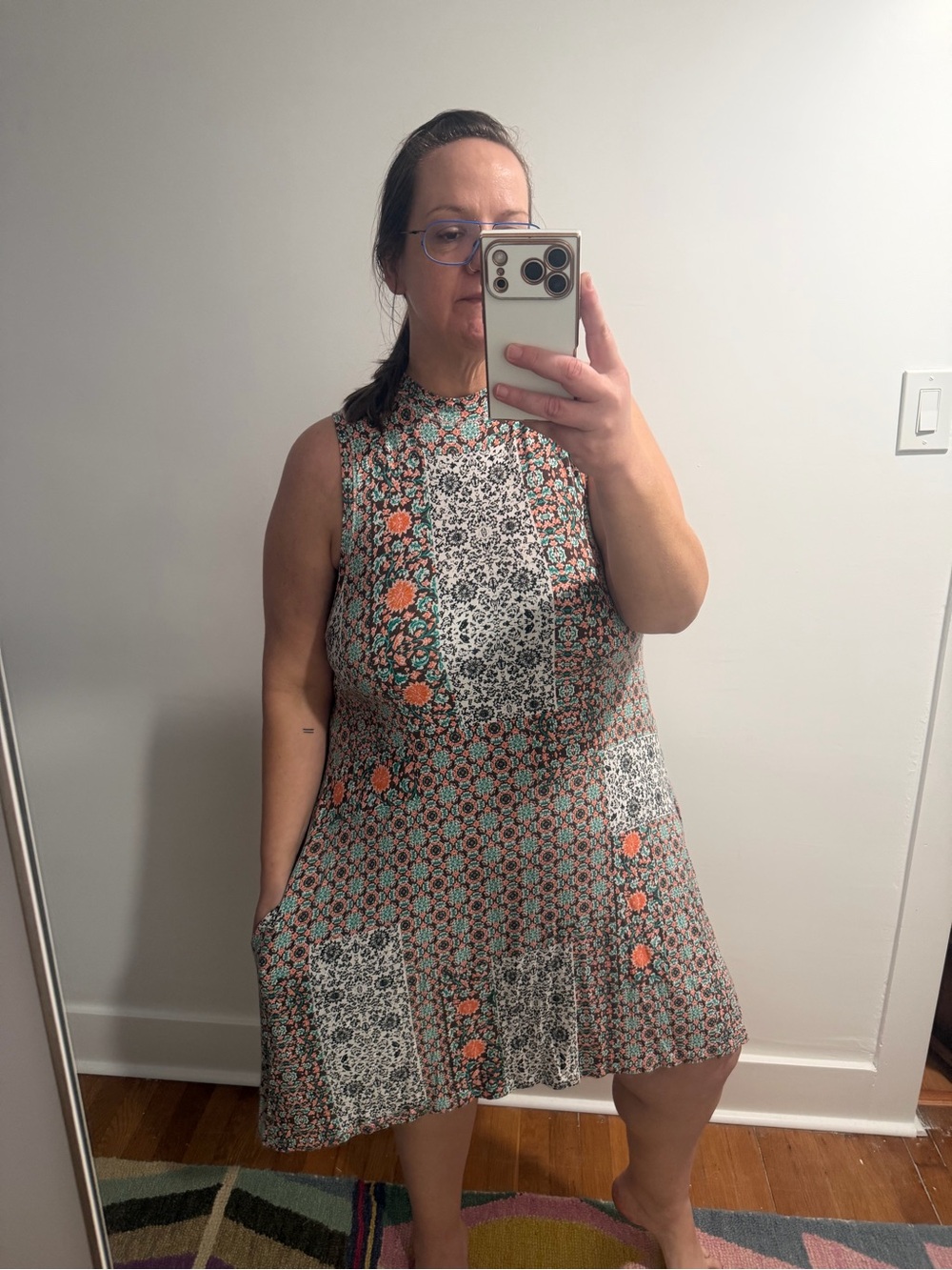 Anthropologie Lilt Swing Dress in XL